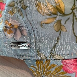 Steve Madden satin floral baseball cap